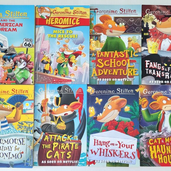 GERONIMO THEA STILTON HEROMICE LOT OF 14 BOOKS MOUSE MYSTERY SERIES SCHOLASTIC - Picture 4 of 13